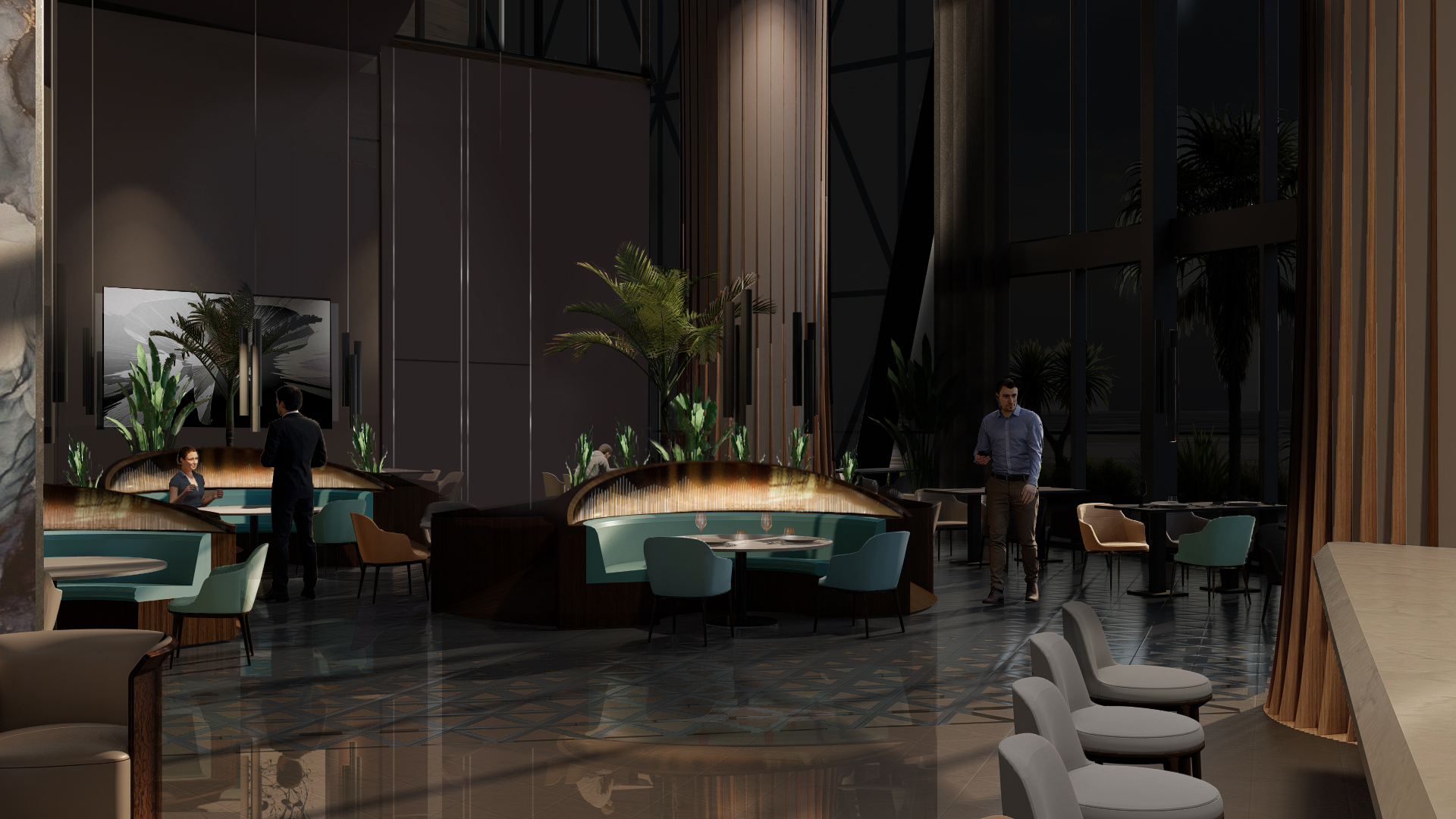 Oceanfront luxury condos Miami dining experience at Bentley branded residences
