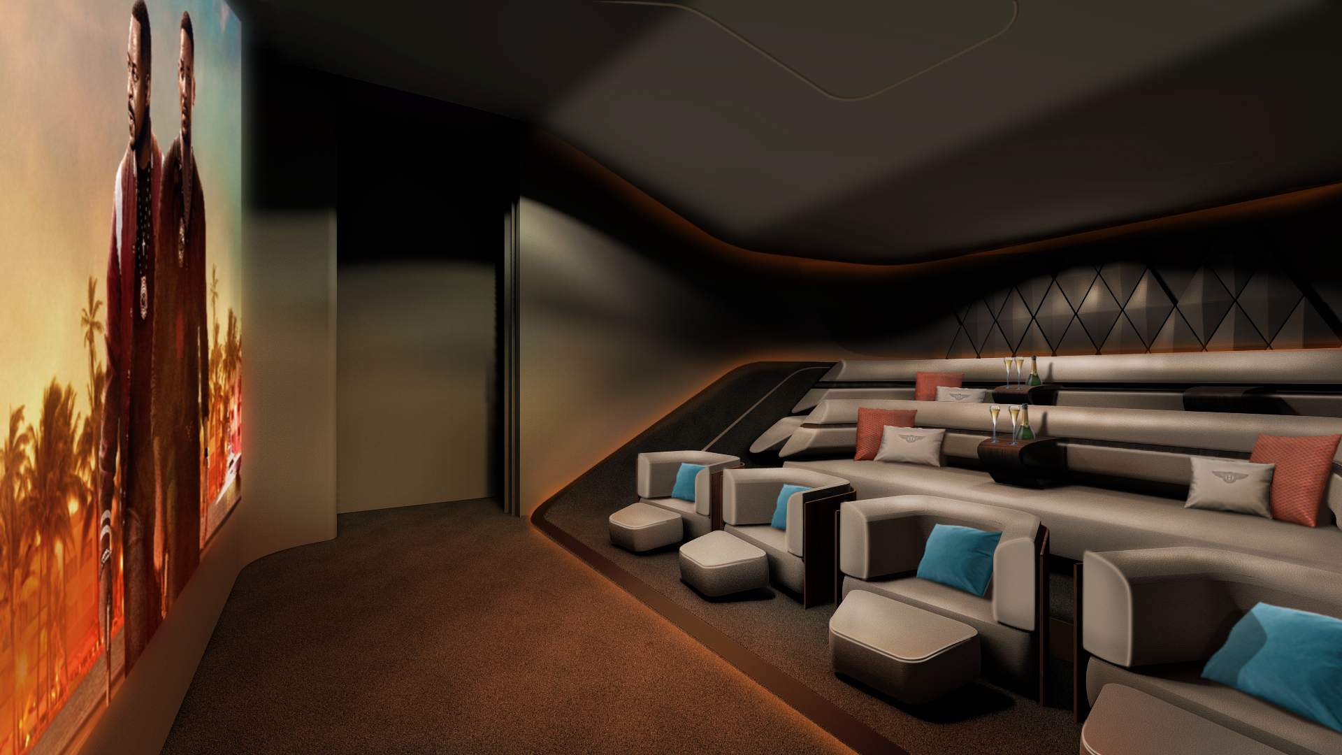Bentley Residences penthouse for sale includes private theater